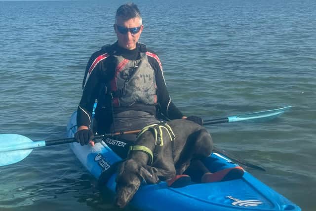Dave kayaking. Photo: contributed