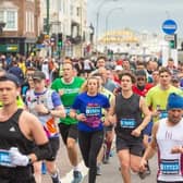 Huge numbes turn out to run the Brighton Marathon
