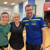 Worthing Table Tennis Club A Team: Harley Sinclair, Sally Hughes, Matt Porter