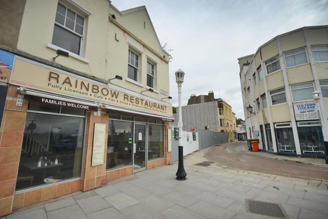 The Rainbow Restaurant in Hastings Old Town.