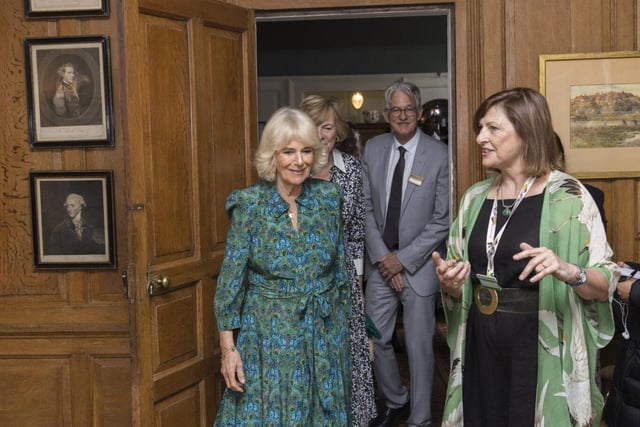 Queen Camilla visits Lamb House at Rye