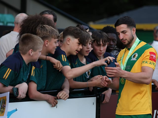 Natalie Mayhew's pictures of Horsham FC's Isthmian League title celebrations