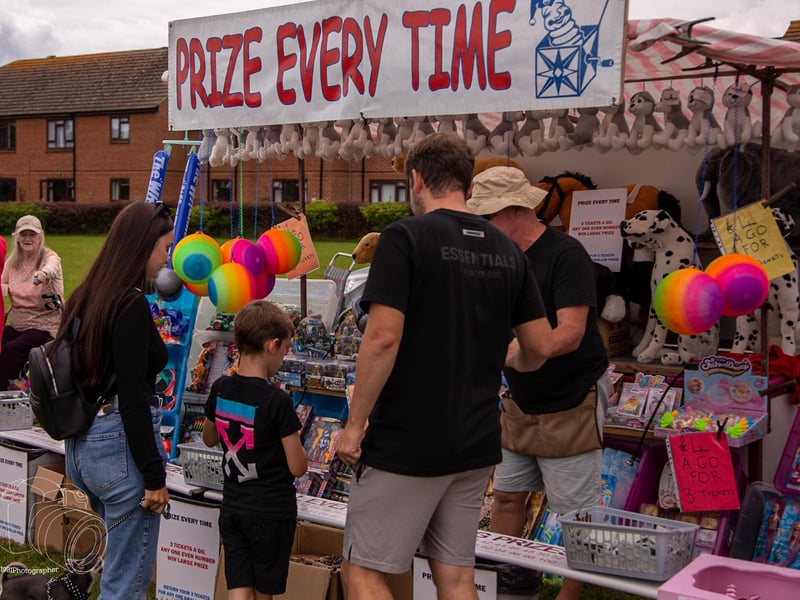 What would a village fete be without fair game stalls?