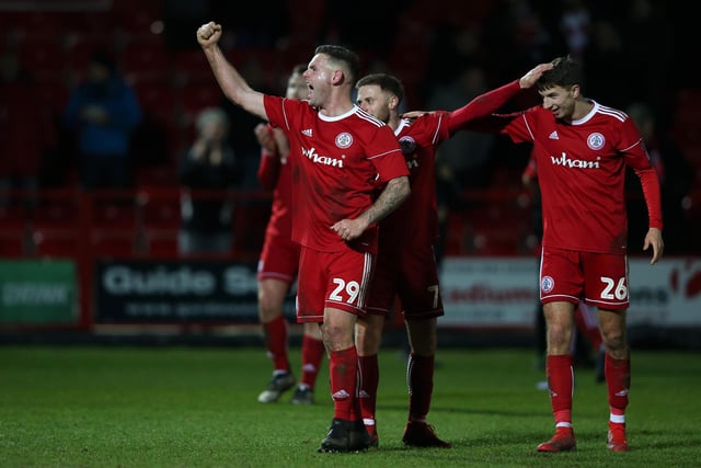 Billy Kee has 96 goals in 246 games. He scored 25 goals in Accrington's promotion season in 2017/18.