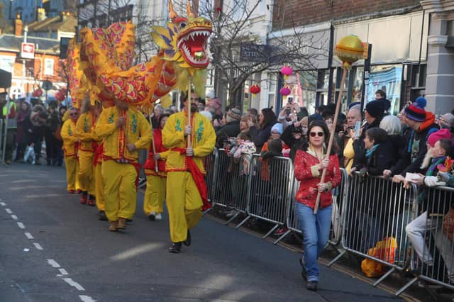 Chinese New Year celebration in Kings Road, St Leonards, on February 2 2025. Photos by Roberts Photographic.