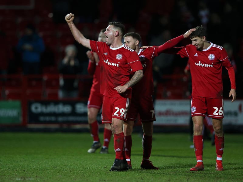 Billy Kee has 114 goals in 333 games. He scored 25 goals in Accrington's promotion season in 2017/18.