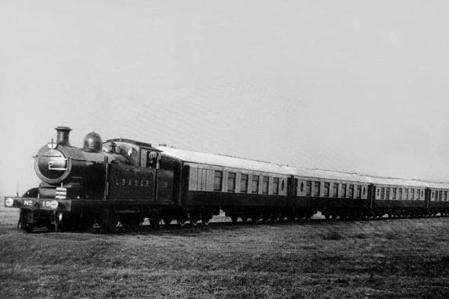 Steam train at The Crumbles