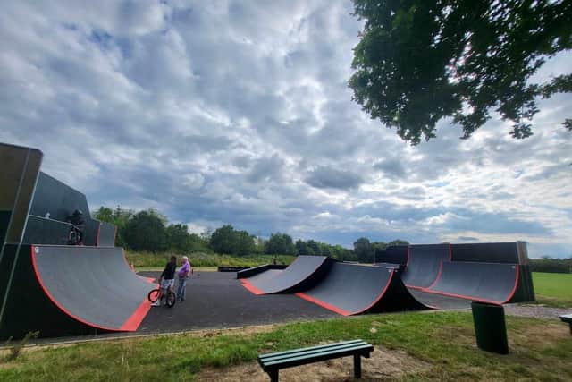 The new skatepark at Jubilee Fields