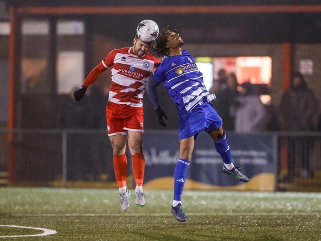 Action from Eastbourne Borough v Aveley