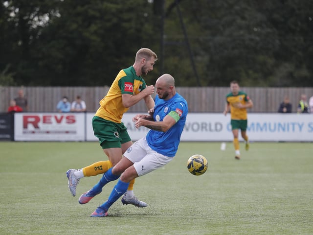 Action from Horsham's entertaining Isthmian Premier stalemate with Billericay Town