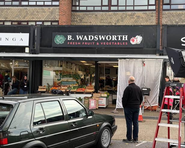 Filming underway in Rustington.