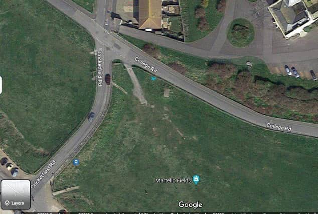 location of the new water refill station on Martello Field East. Picture: Google Maps