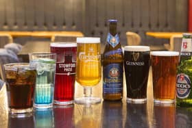 Some of the drinks on sale at Wetherspoons this January