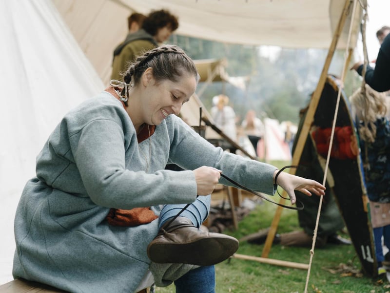 Battle of Hastings reenactment at Battle Abbey 2025. Pic supplied by Tom Arber/English Heritage.