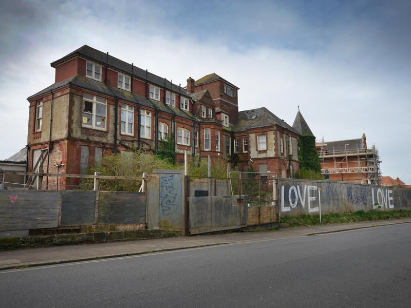 The old Eversfield Chest Hospital in West Hill Road, St Leonards.