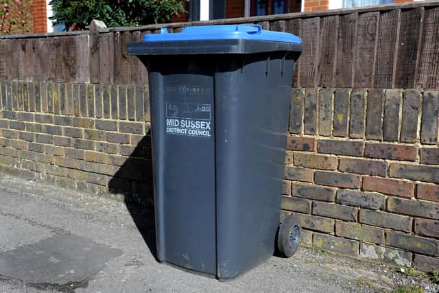 A new recycling and general waste collection trial, that includes the separate collection of food waste and Absorbent Hygiene Products (AHP), got underway in selected areas of Mid Sussex this week. Picture by Steve Robards