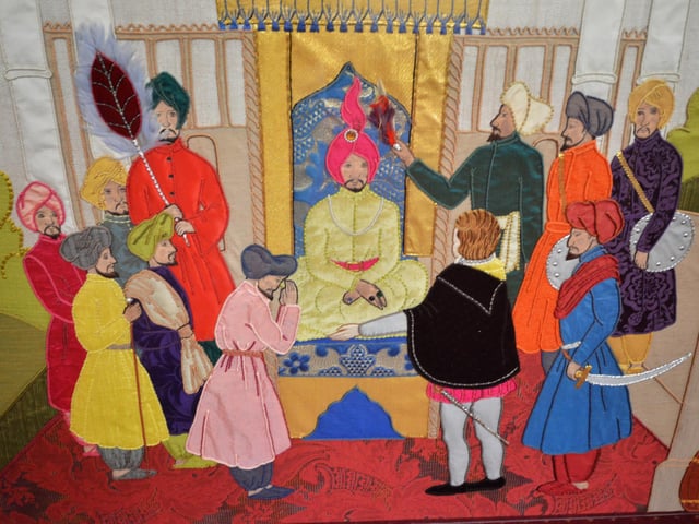The Hastings Embroidery is on display at the town hall Thursdays-Mondays 10-4 until Sunday, Nov 1.