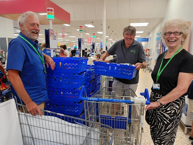 Eastbourne Foodbank's summer collection at Tesco stores throughout the town