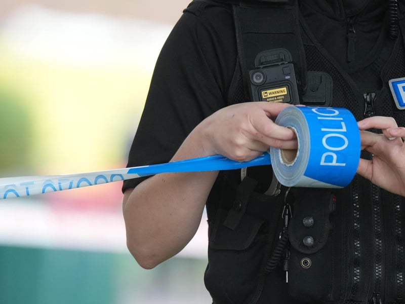 Emergency services in Fletcher Close, Crawley, on Sunday, September 13