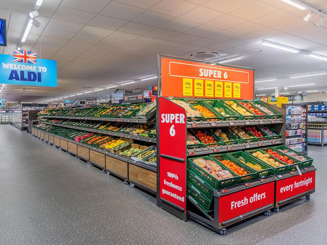 The Aldi in Lewes has reopened following a refurbishment and extension