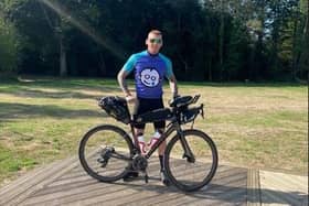 Benito Panice will cycle thousands of miles across Europe
