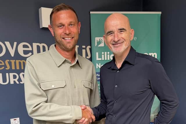 Duncan Kerr, Chief Executive of Wave Active (left), and Dave Peachey, of Southdowns Physiotherapy