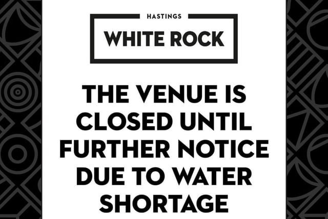 The White Rock Theatre is closed
