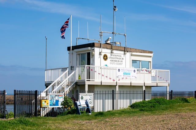 Side view of National Coastwatch Shoreham as it is today