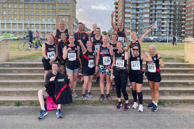 Hailsham Harriers at the Phoenix 10k in Hove | Pictured contributed by club