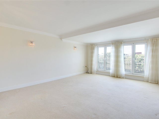 This two-bedroom flat at Warnes, Steyne Gardens, Worthing, has two bathrooms and two reception rooms. It has just come on to the market with Michael Jones Estate Agents at £525,000.