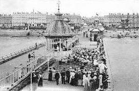 Eastbourne Pier was very popular in years gone by