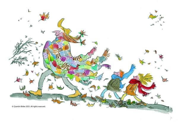 Enjoy an autumn walk with a trail guide of Quentin Blake's drawings