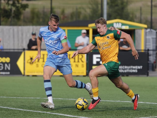 Action from Horsham's win over Cheshunt in the Isthmian premier division