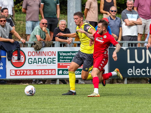 Action from Worthing v Eastbourne Borough