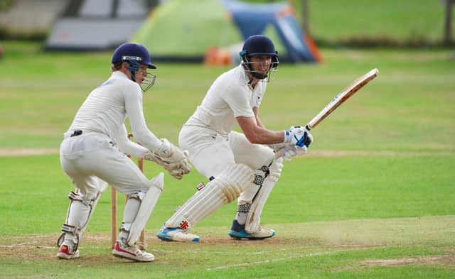 Action from Findon CC's Sussex League division two clash with Burgess Hill