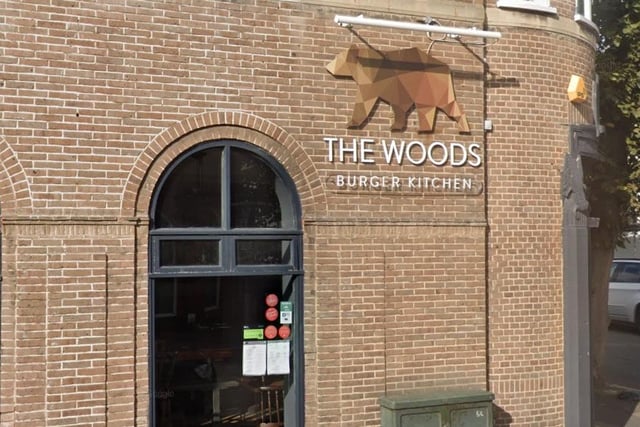 The Woods in Portland Road, Worthing, has a rating of four and a half stars from 1057 votes. It offers burgers, fries, desserts, shakes and more.