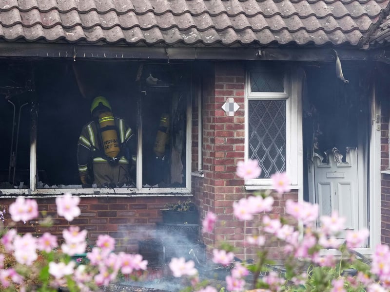 Firefighters at the scene. Picture: Sussex News and Pictures