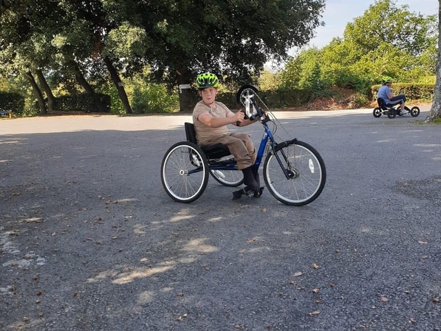 People enjoying the Breakaway weekend organised by a Sussex charity
