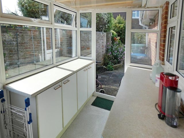 This three-bedroom detached bungalow has come on the market with Glyn Jones priced at £550,000, with no forward chain