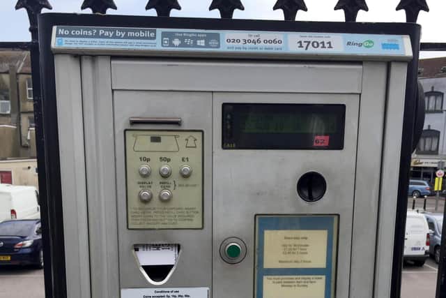 Parking meter in Hastings