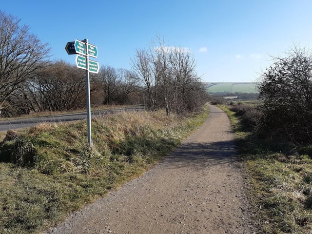 We are working our way back towards the A283 bridge over the river.