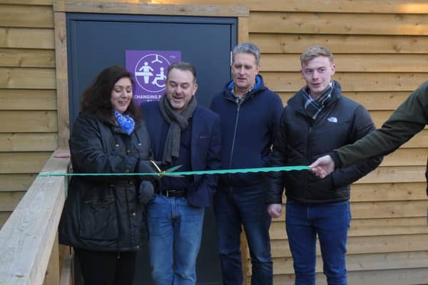 Nus Ghani MP officially opens Ashdown Forest, Changing Places Facilityv\Pla 