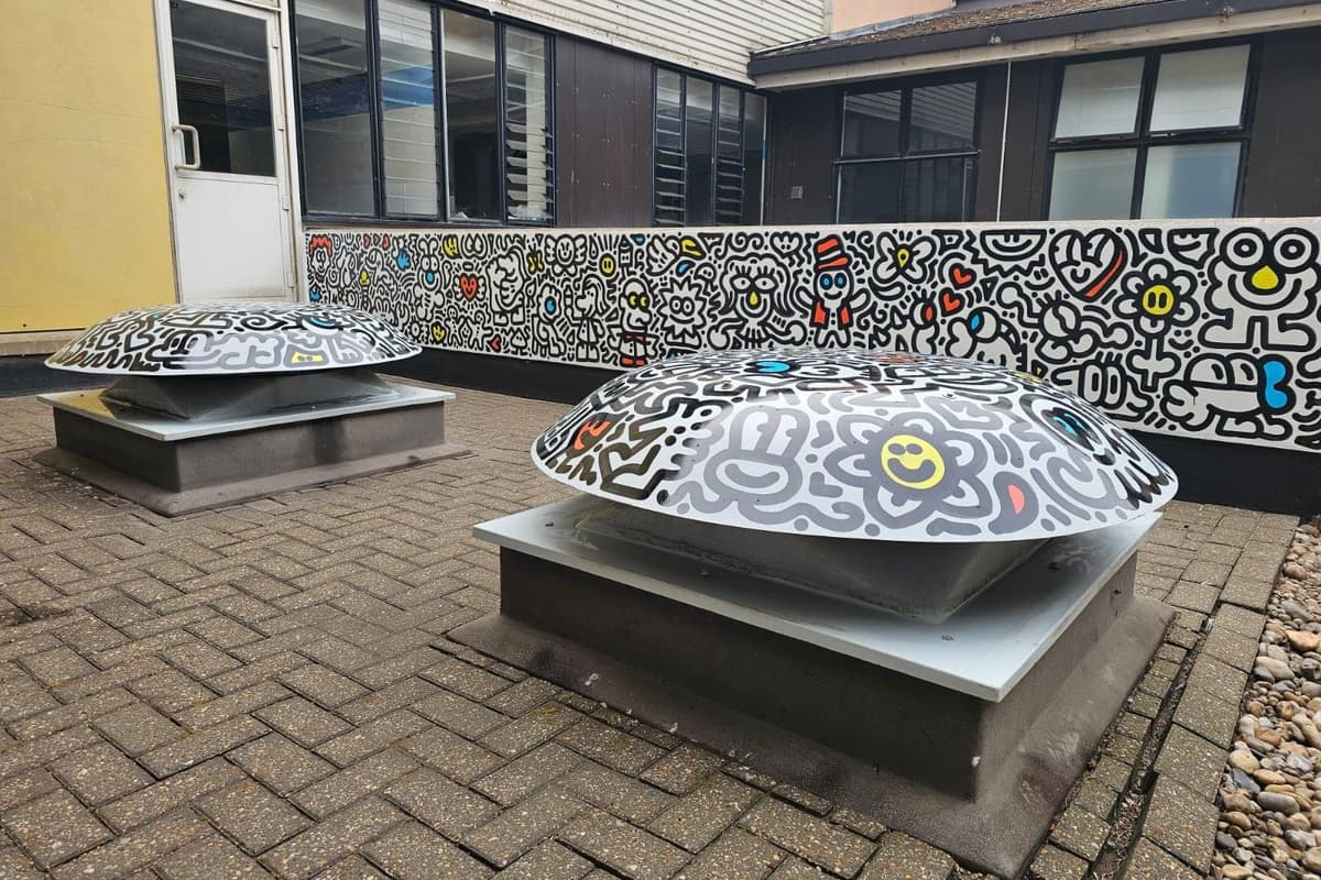 Auffälliges neues Wandgemälde für das Conquest Hospital in Hastings