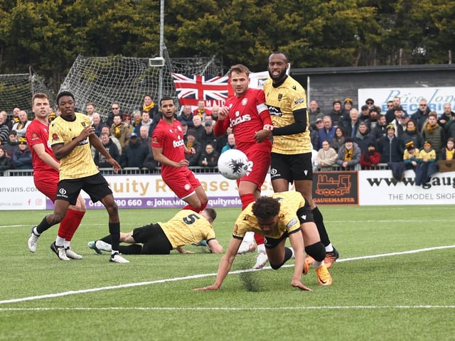 Worthing beat Maidstone in the National South play-off semi-final at a packed Woodside Road
