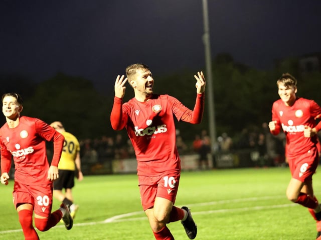 Worthing produced a brilliant display to beat Maidstone United 5-1 at Woodside Road. Photographer Mike Gunn was there to catch the action