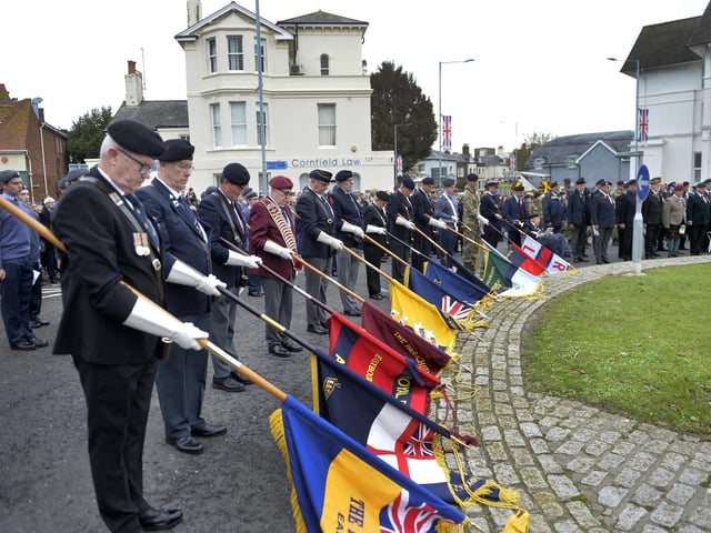 Eastbourne Remembrance Sunday Service (Photo by Jon Rigby)