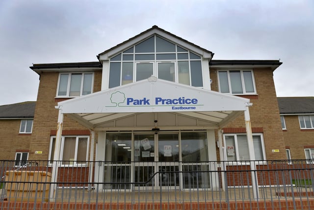 At Park Practice in Eastbourne, 71 per cent of people responding to the survey rated their experience of booking an appointment as good or fairly good