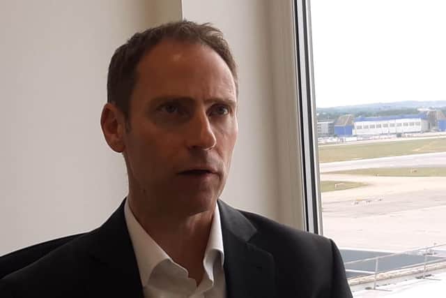London Gatwick's chief planning officer Tim Norwood, who created and designed the plans which were submitted to the planning inspectorate. Picture: Mark Dunford/Sussex World