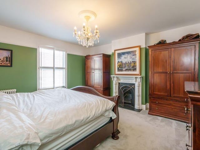 The master bedroom.