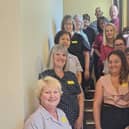 A celebration was held at Rustington Hall to thank the 26 staff members who have worked at the hall for ten years or more